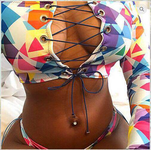 Traje de Baño Deportivo Multicolor con Manga Larga y Cierre en Pecho - Image 2