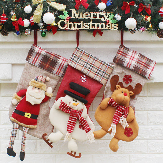 Adorno Navideño Bolsa de Calcetines Festivos - Image 2