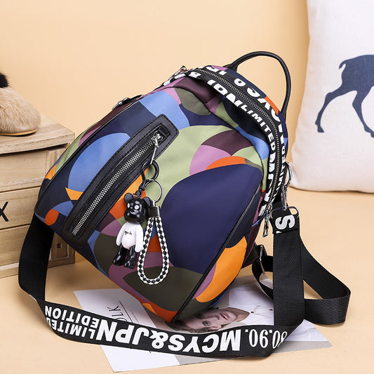 Mochila Mujer Camuflaje Oxford - Estilo Coreano Casual para Viajes - Image 2