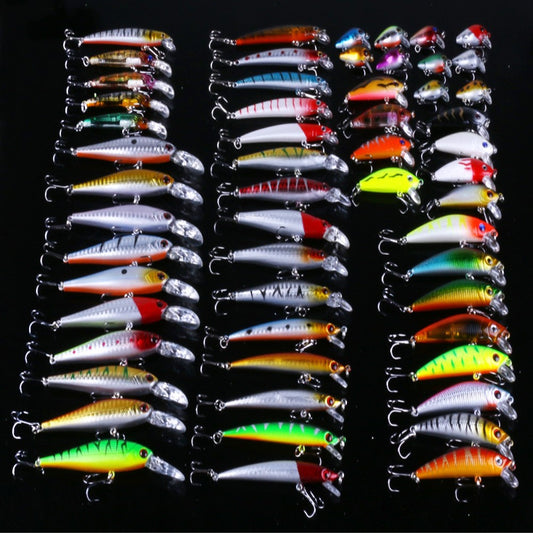 Kit Completo de 56 Señuelos y Cebos Artificiales para Pesca - Image 2