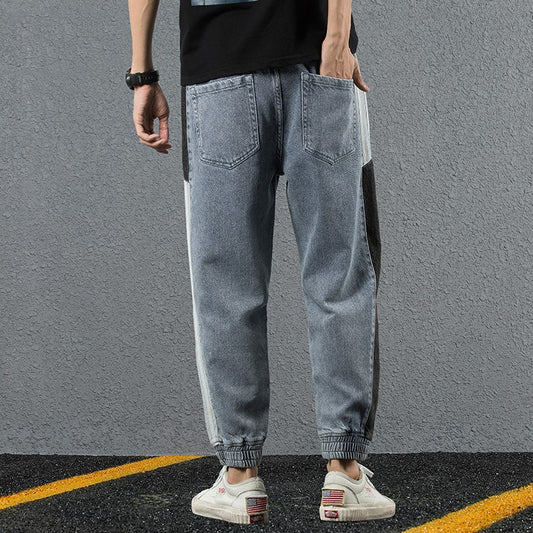 Jeans Hombre Oversized Corte Holgado Estilo Harlem Capri Trendy - Image 2