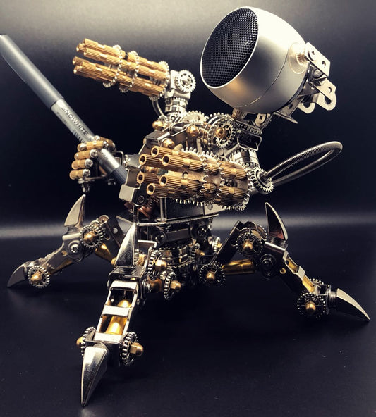 Ornamentos Bluetooth Mecha Metal - Altavoz Decorativo Portátil - Image 2