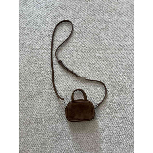 Bolsa Cintura Mini de Cuero Genuino con Dije Bowling - Image 2