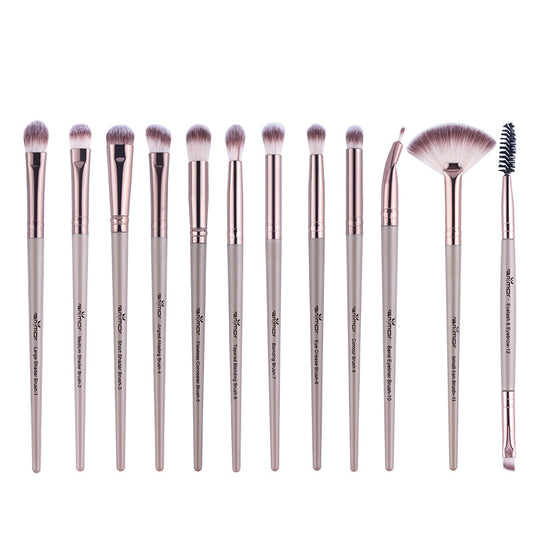 Kit Portátil de Brochas para Sombras, Cejas y Maquillaje Profesional - Image 2