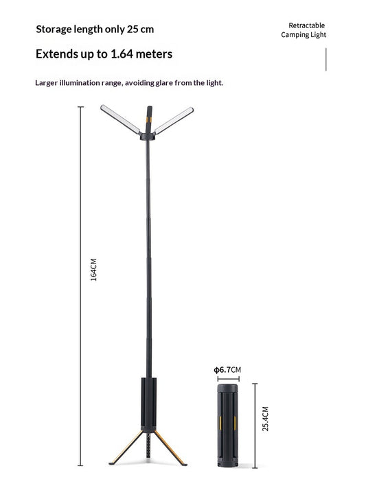 Linterna Telescópica de Camping Negra - Image 2