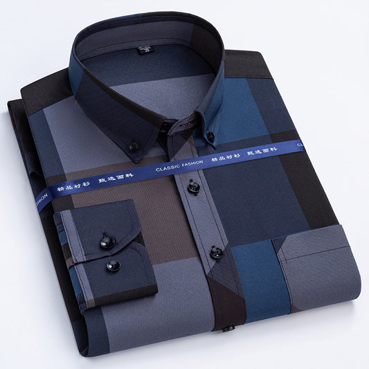 Camisa Casual de Manga Larga Delgada para Hombre - Image 2