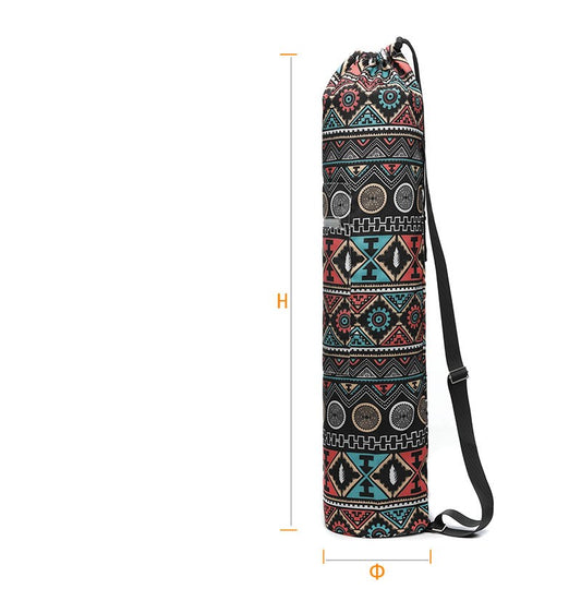 Mochila de yoga en lona estampada - Image 2