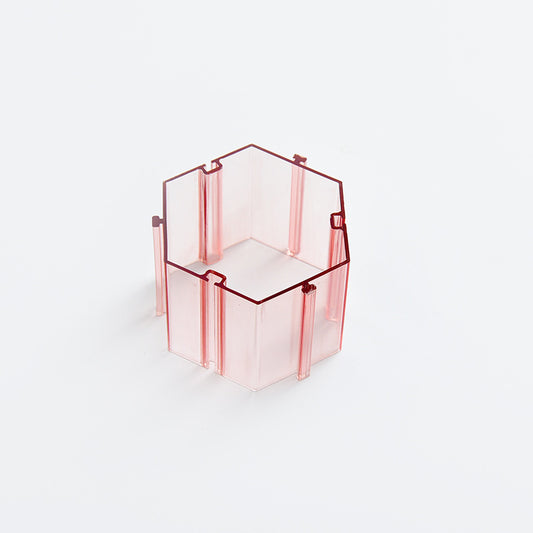 Caja de Almacenamiento Plástica con Rejilla Hexagonal - Image 2