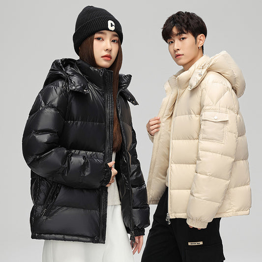 Chaqueta Hoodie Abrigada de Moda para Hombre - Image 2