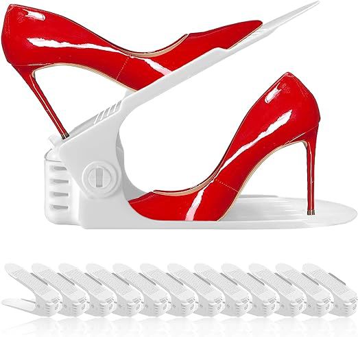 Organizador de Zapatos Doble Capa Ajustable con Refuerzo Resistente - Image 2