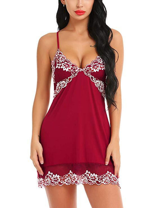 Camisón Sexy de Encaje con Espalda Descubierta - Image 2