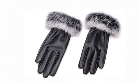 Guantes de Cuero Táctil con Forro Cálido y Diseño Premium - Image 2