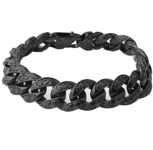 Pulsera de Acero Inoxidable Titanio Estilo Europeo Americano para Hombre - Image 2
