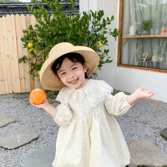 Vestido de Princesa con Mangas Abullonadas para Niña en Cumpleaños - Image 2