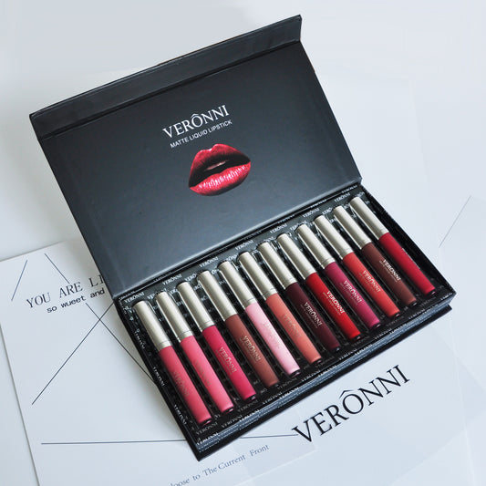 Estuche de 12 Labiales Surtidos - Set de Regalo Premium - Image 2