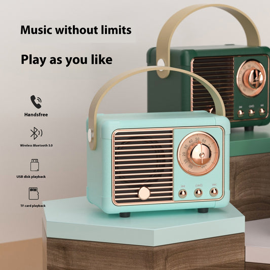 Altavoz Bluetooth Portátil Retro Mini Inalámbrico para Auto y Escritorio - Image 2