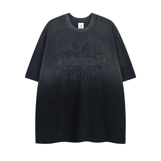 Camiseta Tie-Dye Vintage de Manga Corta para Hombre - Image 2
