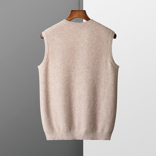 Chaleco Pullover Jacquard para Hombre - Tejido Ejecutivo Premium - Image 2