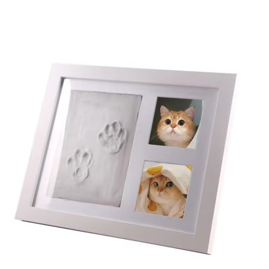 Marco Portarretratos con Huella de Mascota - Kit DIY para Perro y Gato - Image 2