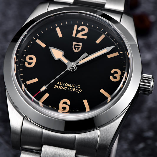 Reloj Mecánico Automático para Hombre en Acero Inoxidable Resistente al Agua Estilo Retro - Image 2