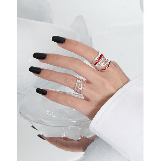 Anillo de Plata Esterlina 925 con Circón Diseño Exclusivo para Mujer - Image 2