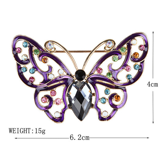 Broche Mariposa de Cristal Hueco - Image 2