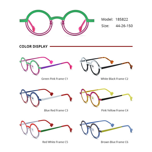 Gafas Redondas Vintage para Hombre y Mujer - Image 2