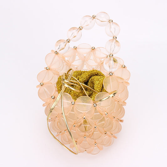 Bolsillo Interior Dorado con Cordón de Cuero Ajustable - Image 2