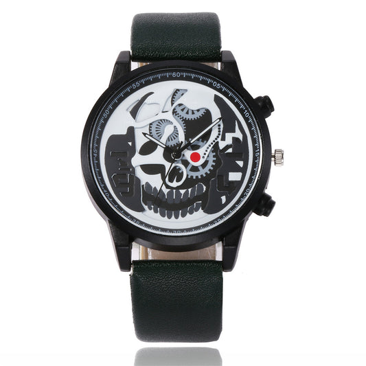 Reloj Pulsera Hombre Calavera Estilo Salvaje - Cinturón y Reloj - Image 2