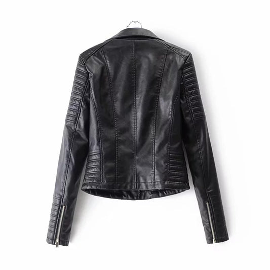 Chaqueta de Cuero para Motocicleta Mujer - Image 2