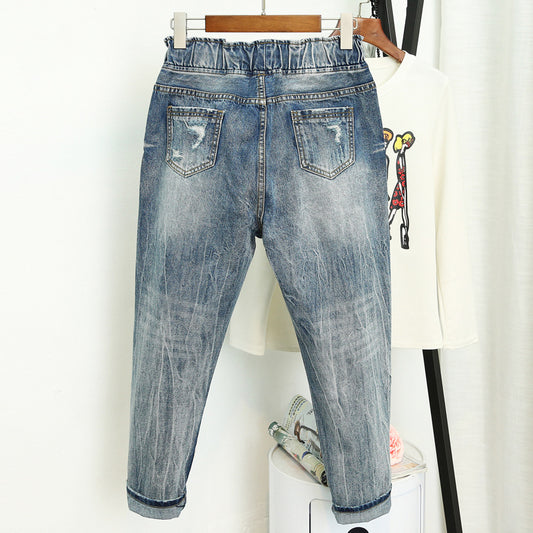Jeans Oversized Rotos con Estilo Urbano - Image 2