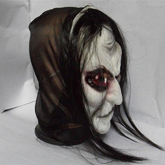 Máscara de Terror con Cabello Largo para Festival de Fantasmas - Image 2