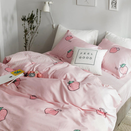 Juego de Cama Coreano Twill de 4 Piezas - Image 2
