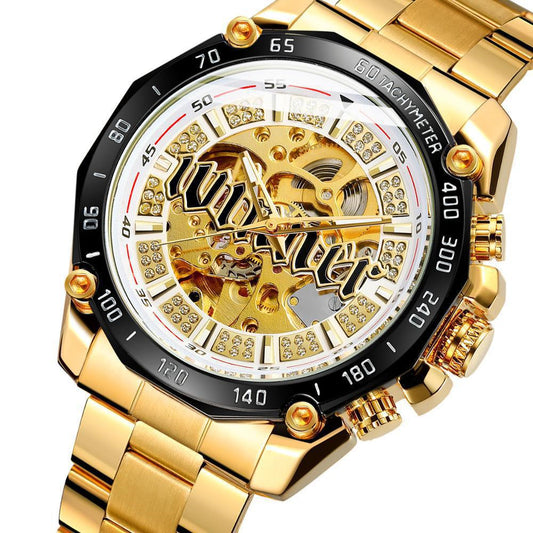 Reloj Mecánico Casual para Hombre con Diseño Skeleton - Image 2