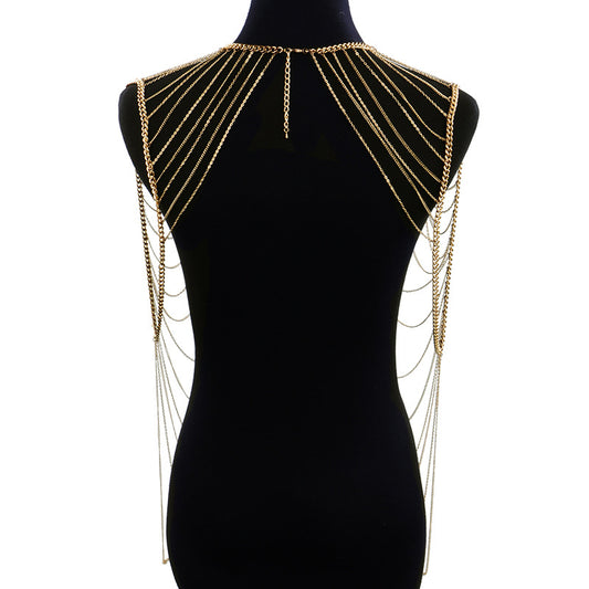 Cadena Corporal Dorada Multicapa - Bikini Body Chain Sexy - Image 2