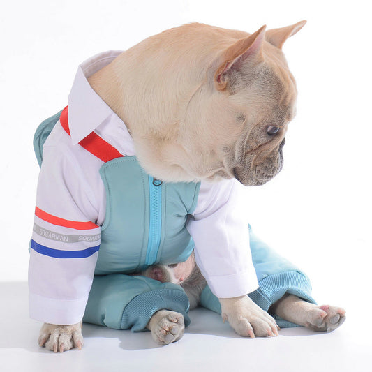 Pantalones de Algodón para Perro Teddy - Diseño Adorable con Correa - Image 2