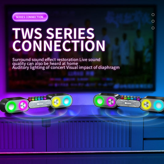 Parlante Bluetooth RGB Luminoso para Gaming - Image 2