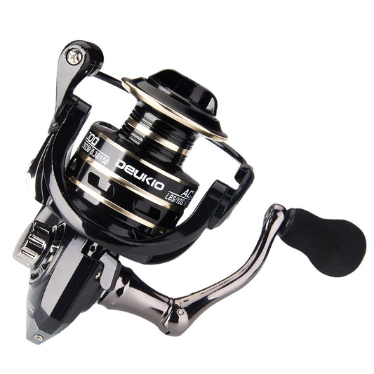 Carrete de Pesca Metal con Caña Telescópica y Rueda de Cebo - Image 2