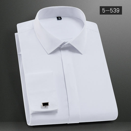 Camisa Francesa Manga Larga Slim Fit para Hombre - Image 2