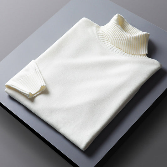 Suéter de Cuello Alto Hombre con Solapas - Diseño Moderno y Cálido - Image 2
