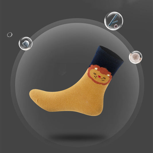 Calcetines Deportivos de Algodón para Niños - Primavera y Otoño - Image 2