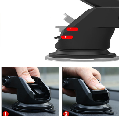 Soporte Universal Telescópico para Teléfono en Auto - Navegación GPS - Image 2