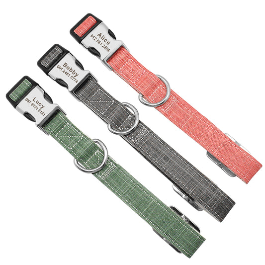 Collar Identificador para Perros Grandes con Placa Personalizable - Image 2