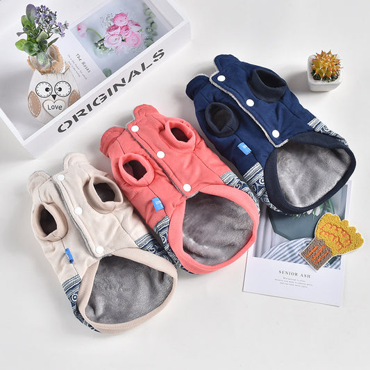 Abrigo Rojo para Perros Pequeños, Medianos y Grandes - Otoño e Invierno - Image 2