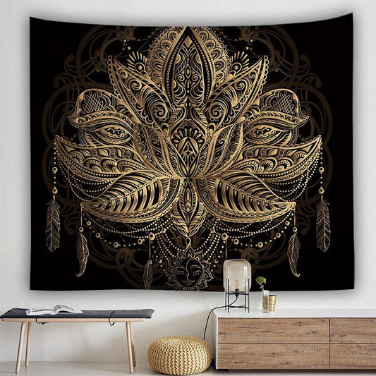 Atrapasueños Dorado Decorativo - Image 2
