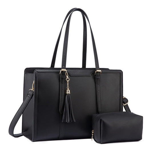 Bolsa de Cuero para Laptop - Maletín Profesional para Mujer - Image 2