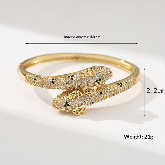 Pulsera Serpiente Diseño Personalizado para Mujer Chapada en Cobre - Image 2