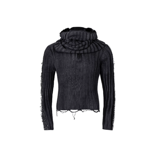 Suéter Cuello Alto Diseño Otoño-Invierno con Detalle de Imperdible - Image 2