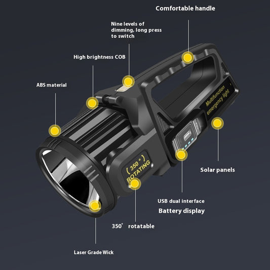 Linterna Solar de Alta Potencia para Exteriores - Image 2