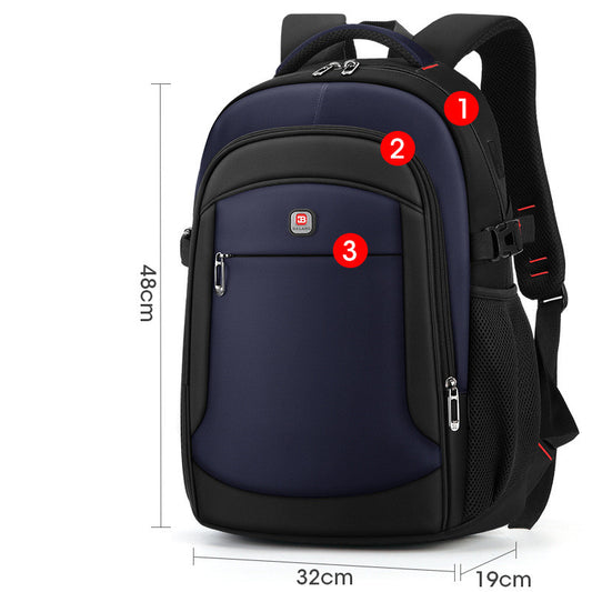 Mochila Portátil Casual para Hombre - Bolsa Escolar y Universitaria - Image 2